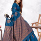 Vedant Vastram Litchi Silk Designer Banarasi Saree - Rama | Swadesiicart