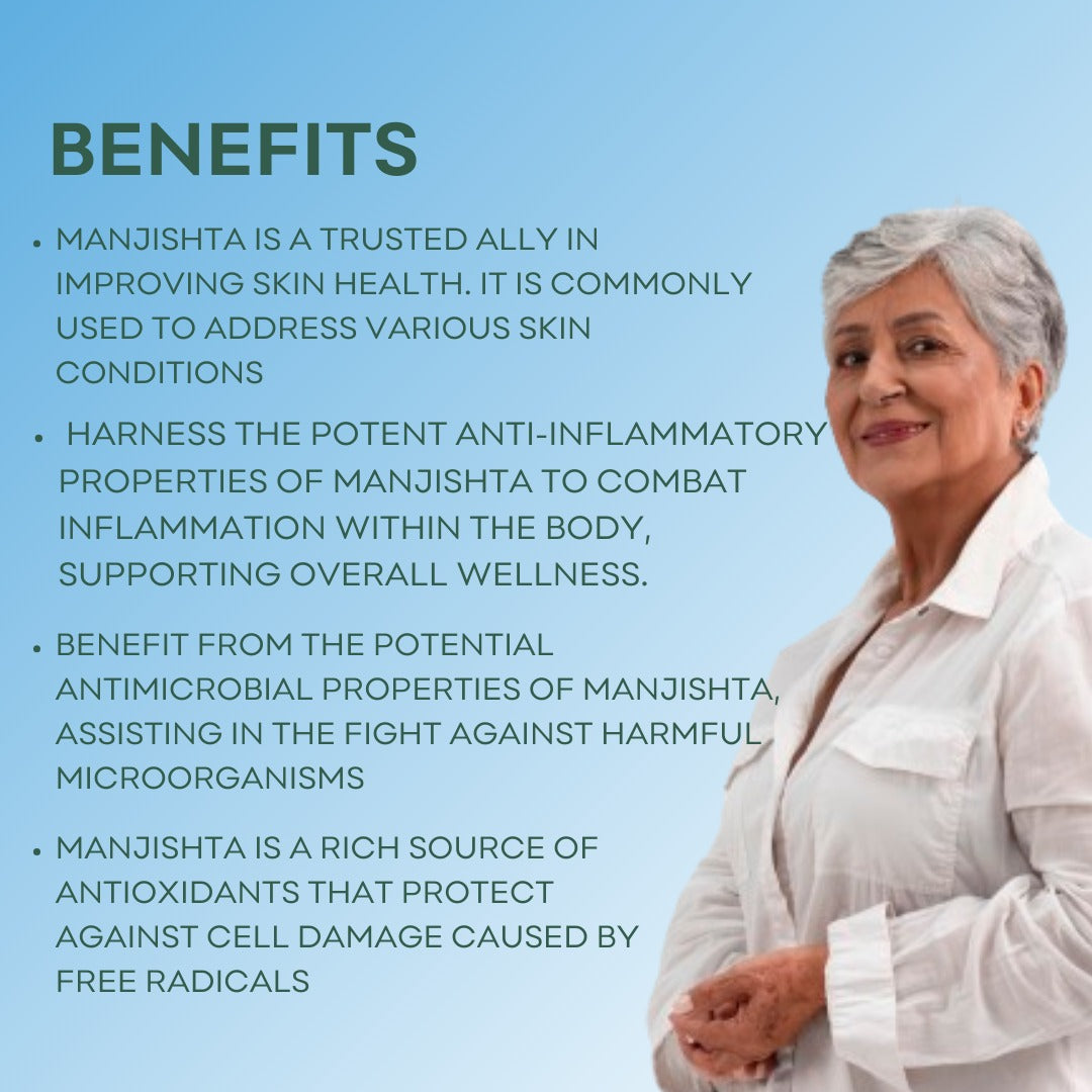 Tejaswani Herbs and Herbal Products Manjishta Powder | Swadesiicart