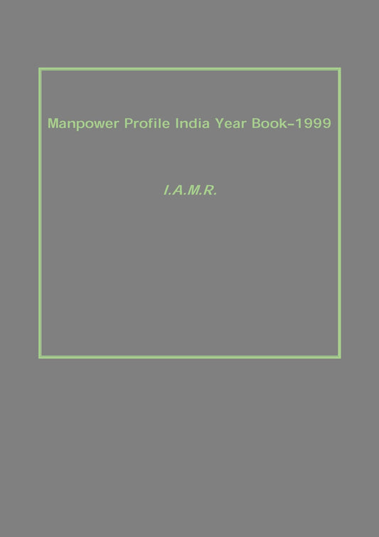 Manpower Profile India Year Book–1999 - Gyan Books - Swadesiicart