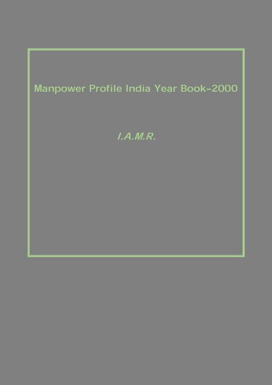 Manpower Profile India Year Book–2000 - Gyan Books - Swadesiicart