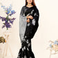Vedant Vastram Litchi Silk Designer Banarasi Saree - Black | Swadesiicart