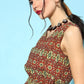 Yufta Maroon Printed Jumpsuit - Swadesiicart