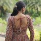 Lorenvalley Maroon Printed Cotton With Kutchi Gamthi Work And Kodi Lace Kurti | Swadesiicart