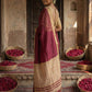 Anaita Maroon Cotton Printed Saree With Blouse