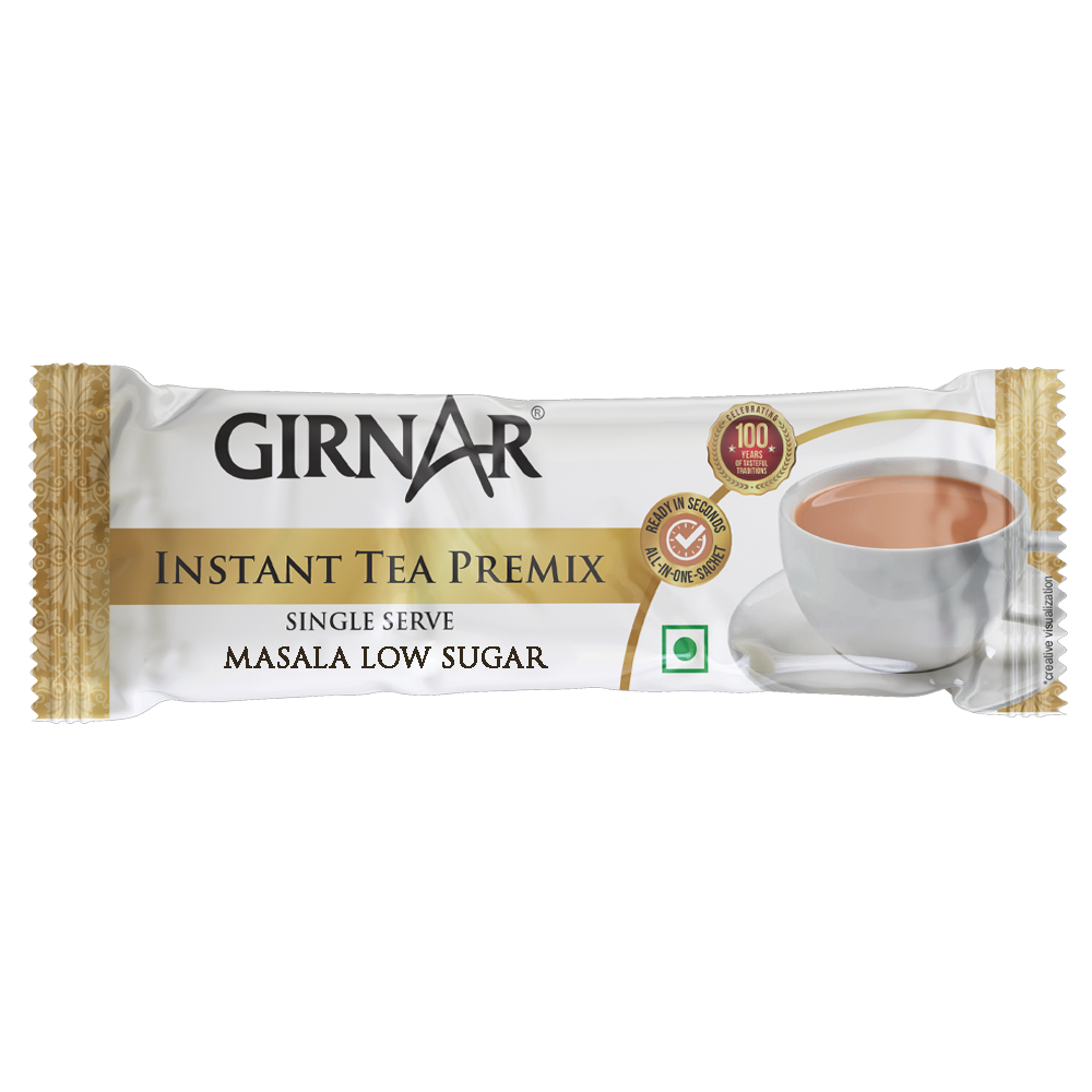 Girnar Instant Tea Premix With Masala (Low Sugar) | Swadesiicart