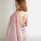 Lorenvalley Ready to wear Gold Crush Tissue Silk Fabric Fancy Boarder Premium Lace Work Predrapped Saree - Swadesiicart