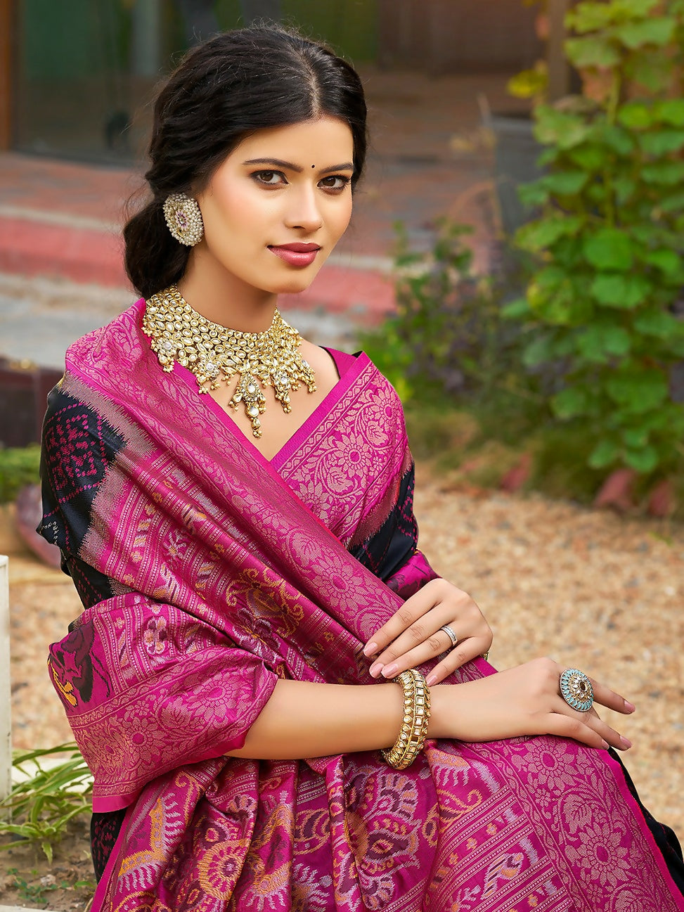 Shree Shyam Fashion Blue Soft Silk Saree