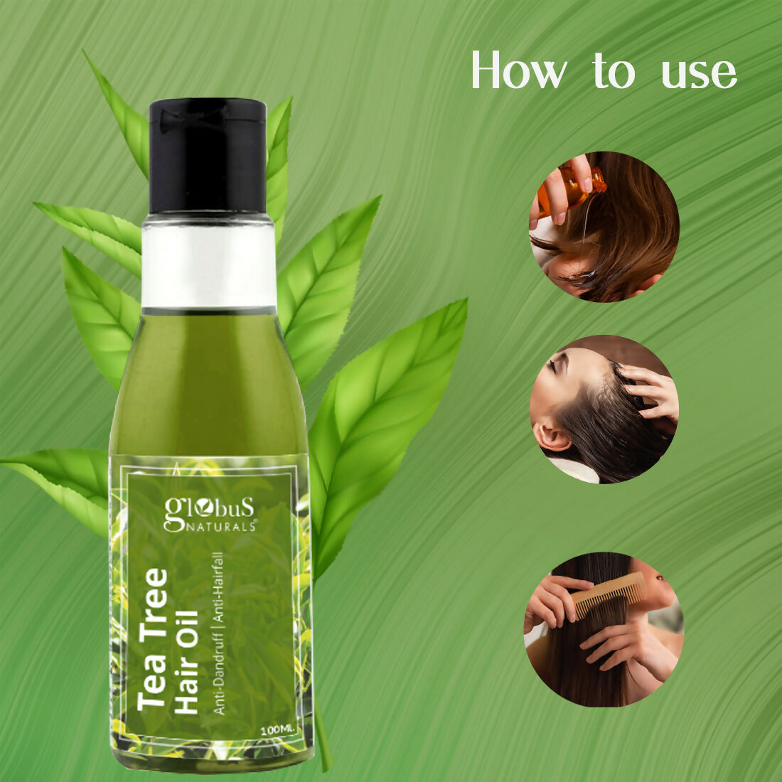 Globus Naturals Tea Tree Hair Oil | Swadesiicart