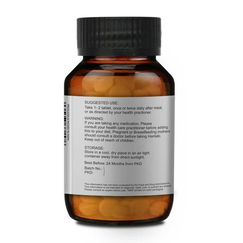 Merlion Naturals Haritaki 500mg Tablets - Swadesiicart