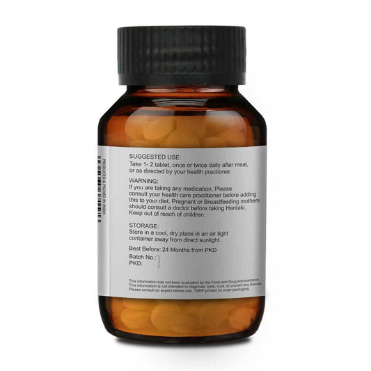 Merlion Naturals Haritaki 500mg Tablets - Swadesiicart