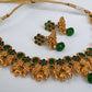 Kemp Peacock Green Necklace Set - Swadesiicart