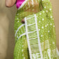 Exclusive Collection Beautiful Light Green Jaal Jamdani Saree - Swadesiicart