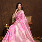 Vedant Vastram Banarasi Silk Fashion Saree - Pink | Swadesiicart