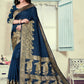 Vedant Vastram Litchi Silk Designer Banarasi Saree - Morpich | Swadesiicart