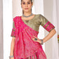 Anaita Mehndi Weaving Work Silk Lehenga Choli