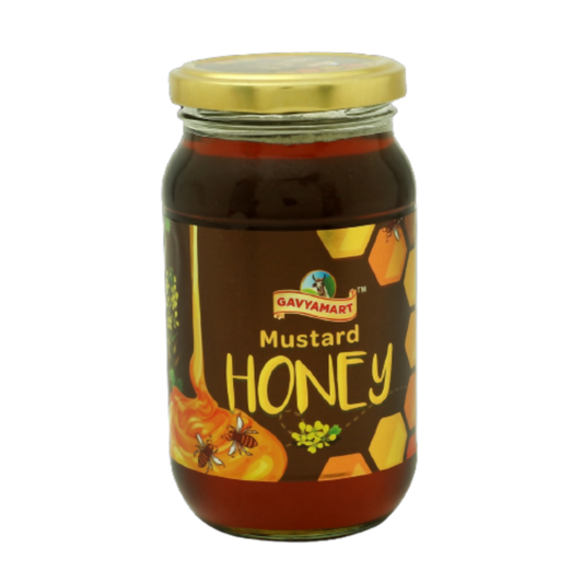 Gavyamart Mustard Honey Raw and Unprocessed - GAVYAMART PANCHGVYA UTPAD PRIVATE LIMITED