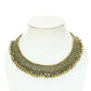 Mominos Fashion Johar Kamal Oxidised Gold-Polished Brass Finish Ghungroo Design Choker Set | Swadesiicart