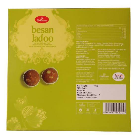 Haldiram's Besan Ladoo | Swadesiicart