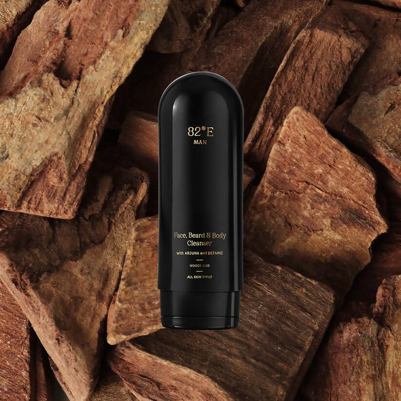 82°E By Deepika Padukone Face, Beard and Body Cleanser, Vegan & Cruelty Free | Swadesiicart