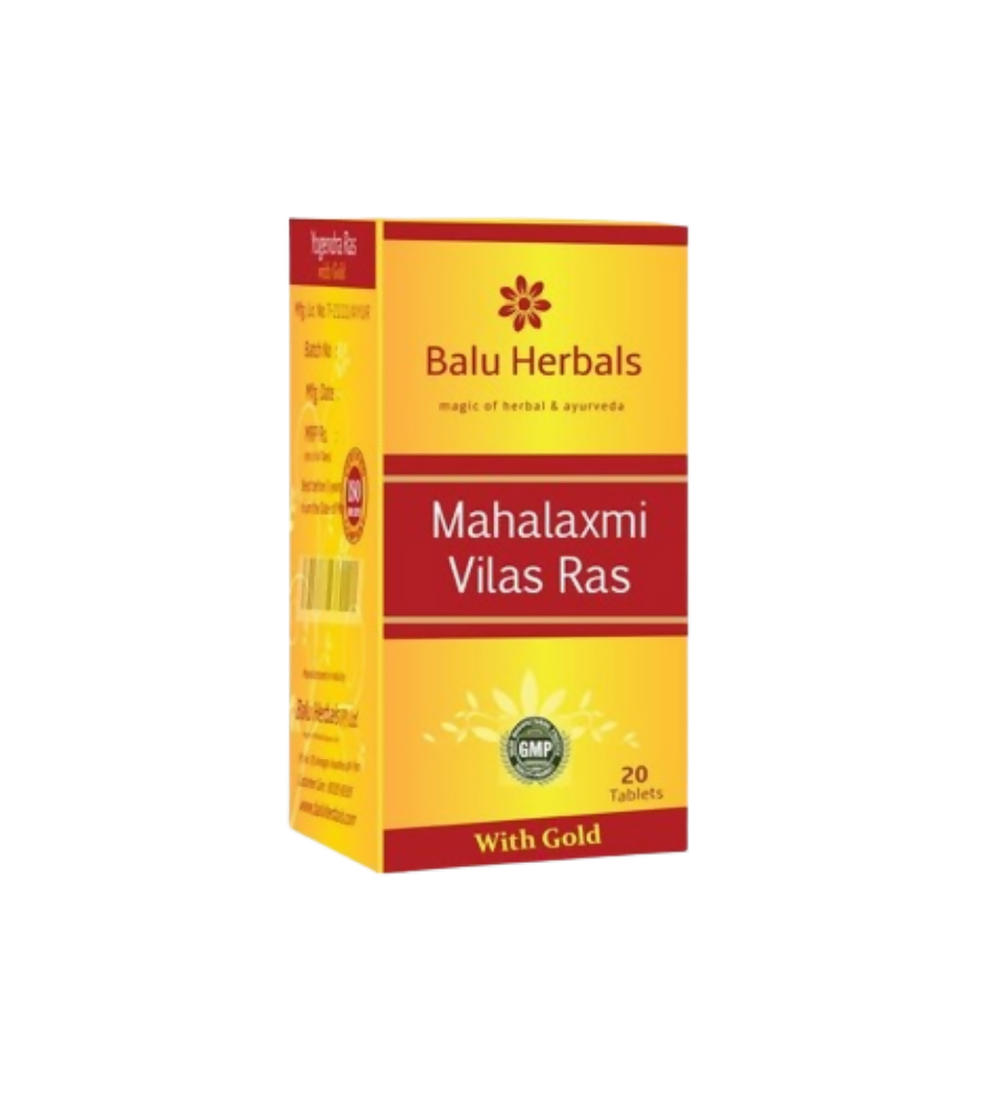 Balu Herbals Mahalaxmivilas Ras Gold Tablets - Swadesiicart