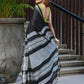 Beatitude Black Cotton Handloom Saree