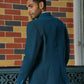 Teal Blue Smart-Casual Co-Ord Set by Hilo Design - Swadesiicart
