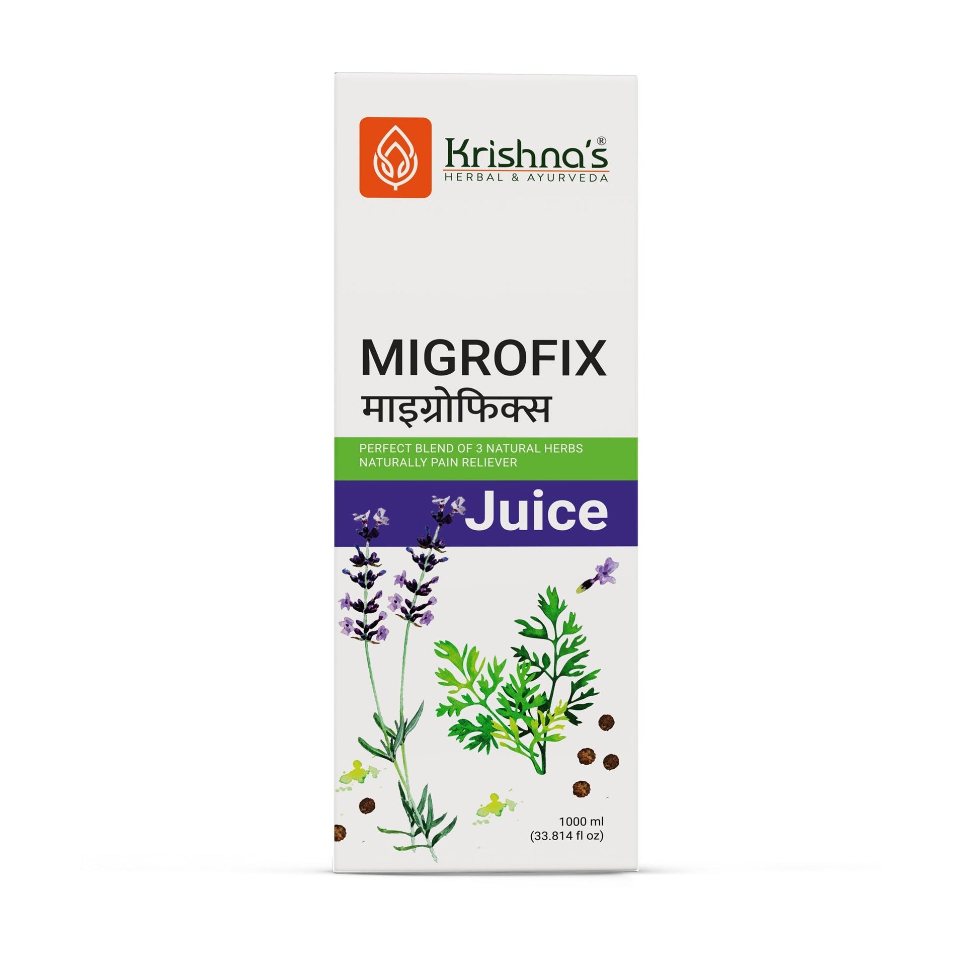 Krishna'S Herbal & Ayurveda Migrofix Juice | Swadesiicart