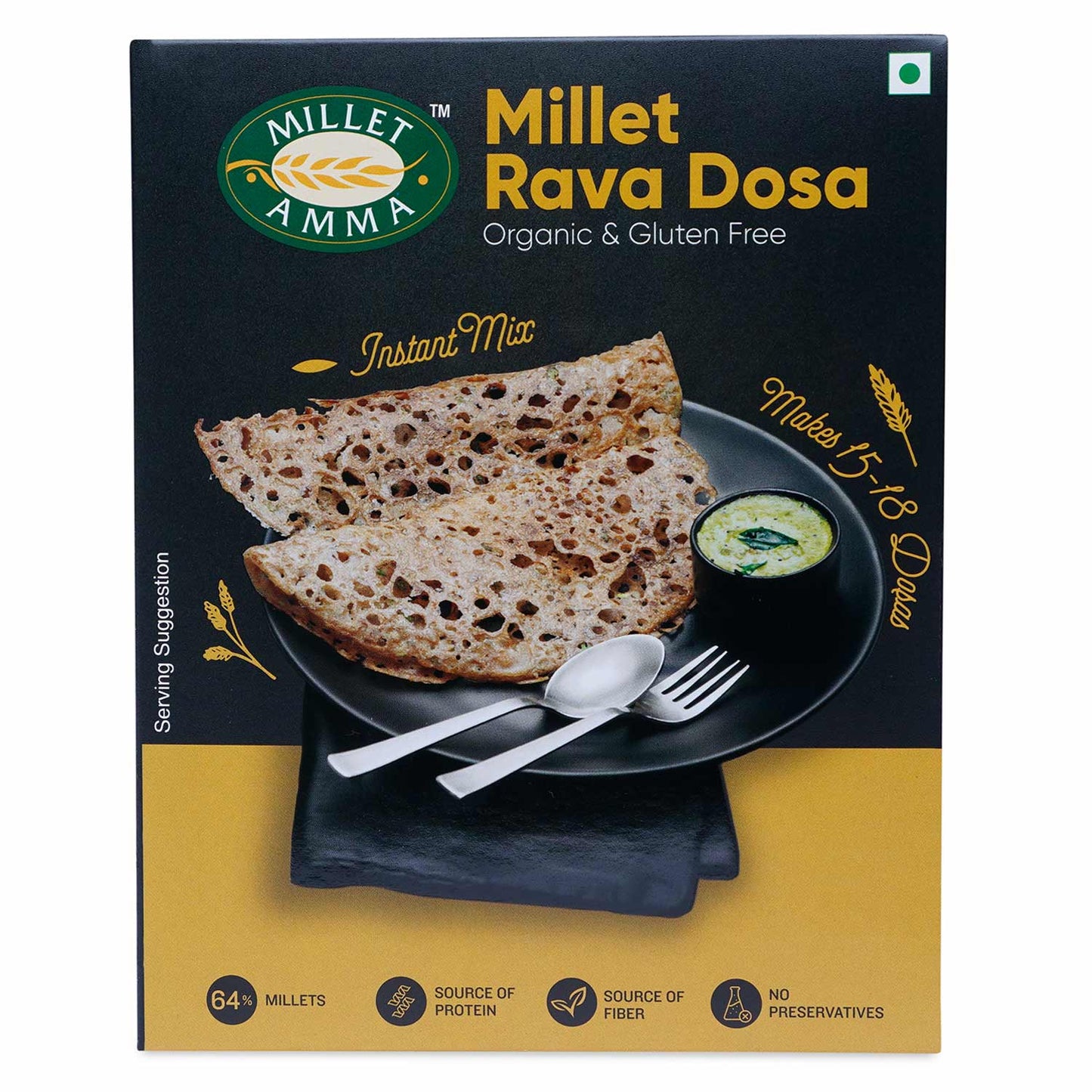 Millet Amma Millet Rava Dosa Mix - Millet Amma urban Monk pvt Ltd