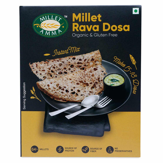 Millet Amma Millet Rava Dosa Mix - Millet Amma urban Monk pvt Ltd