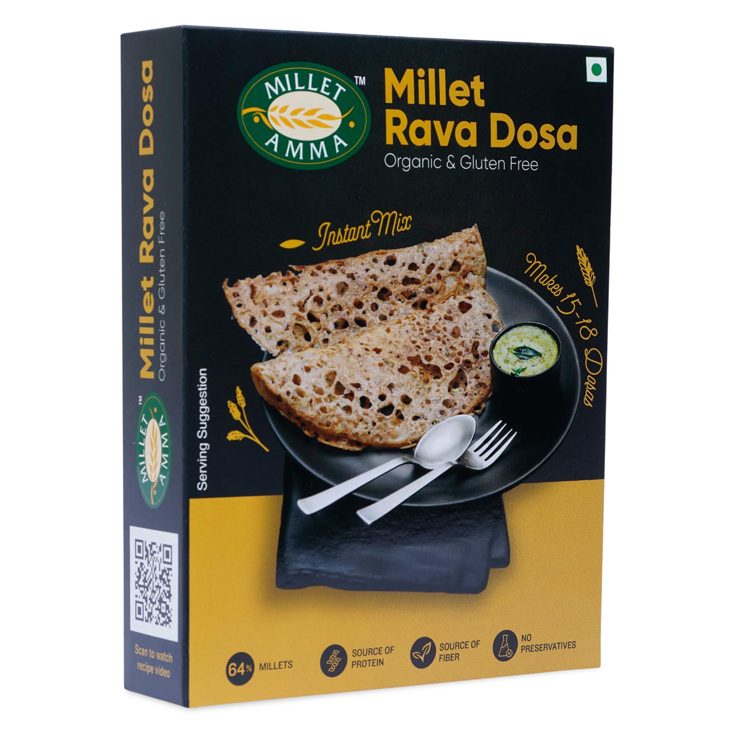 Millet Amma Millet Rava Dosa Mix - Swadesiicart