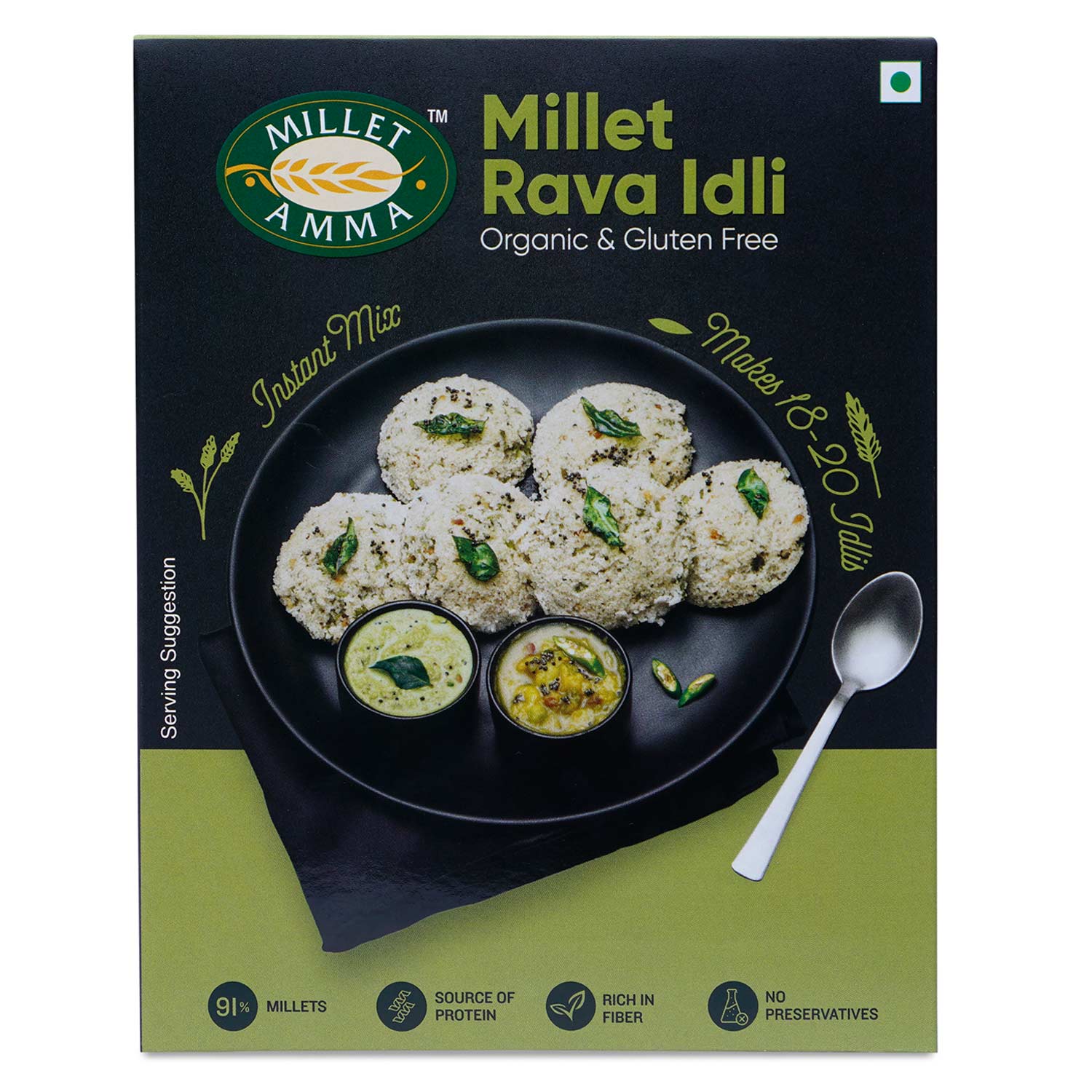 Millet Amma Millet Rava Idli Mix - Millet Amma urban Monk pvt Ltd