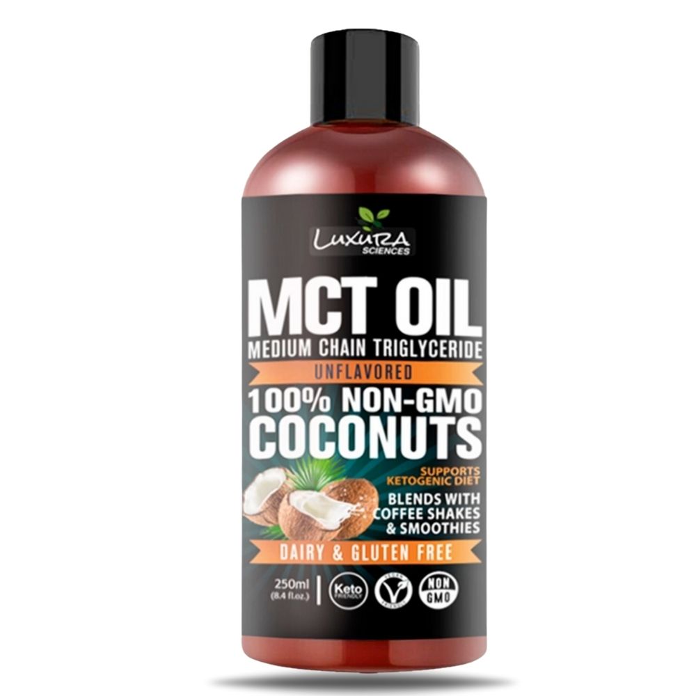Luxura Sciences MCT Oil Organic for Weight and Energy Management - Swadesiicart