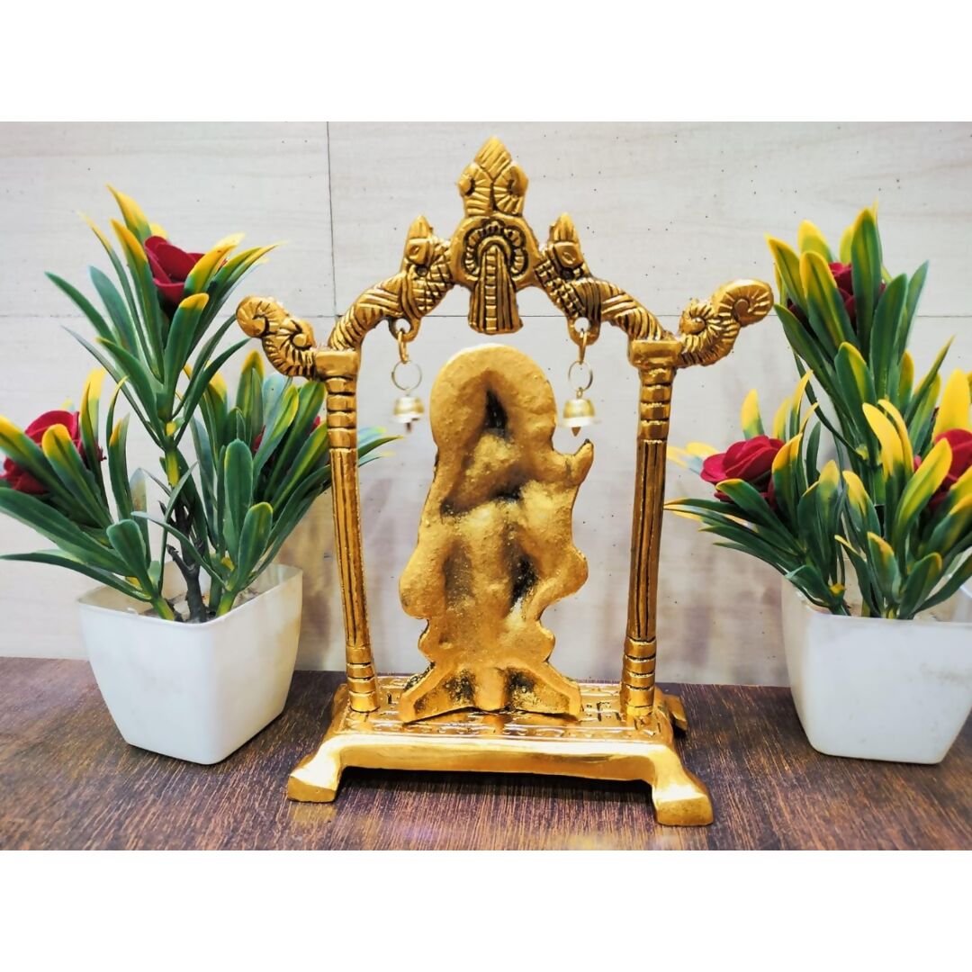 Labhcart Metal Gold-Polished Radha Krishna Idol - Swadesiicart