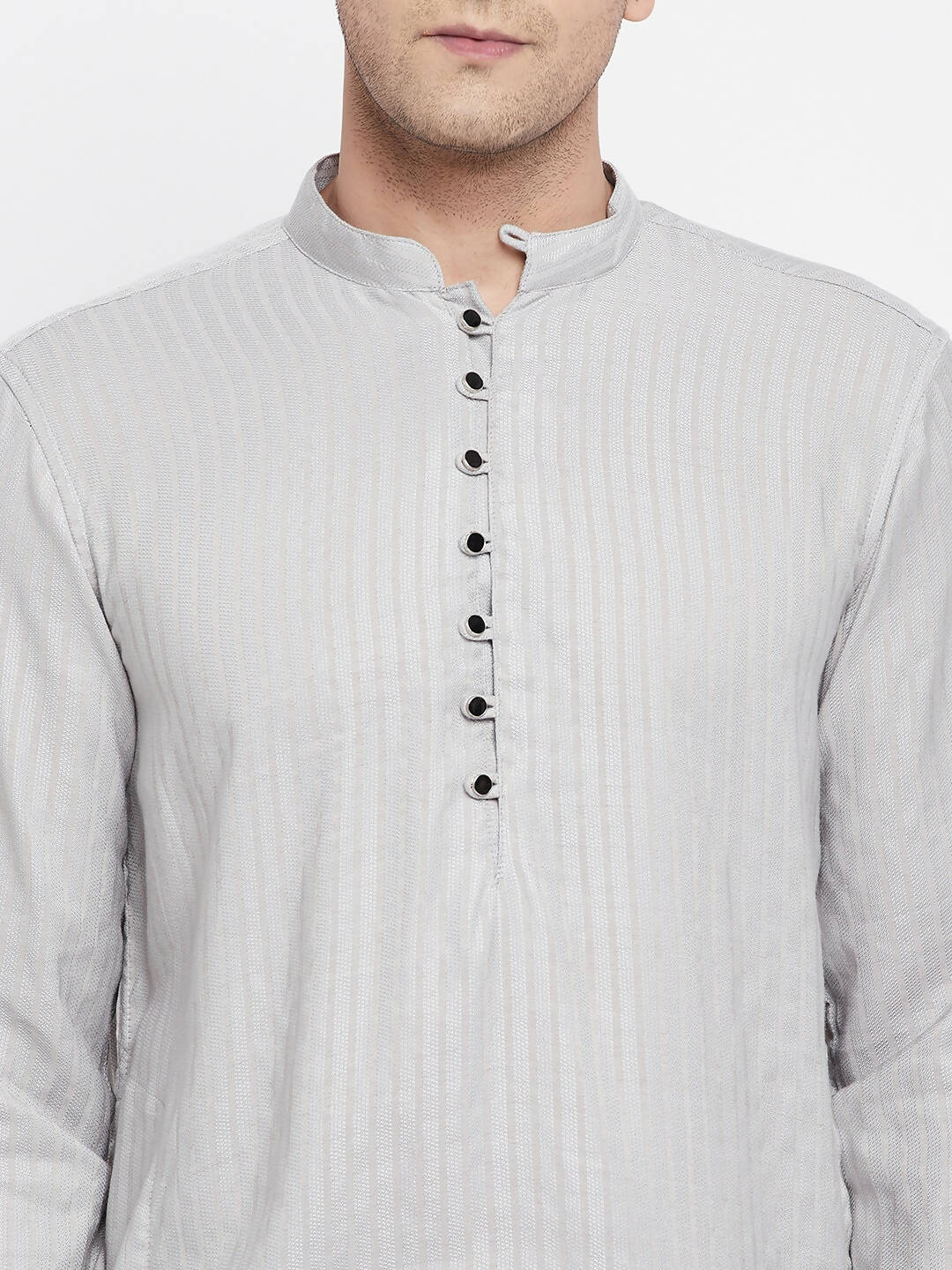 Even Apparels Beige Rayon Men's Kurta With Band Collar | Swadesiicart
