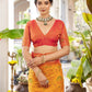 Shree Shyam Fashion Yellow Soft Silk Saree