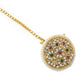 NVR Women's Trending Stylish Gold-Polished Maang Tikka | Swadesiicart