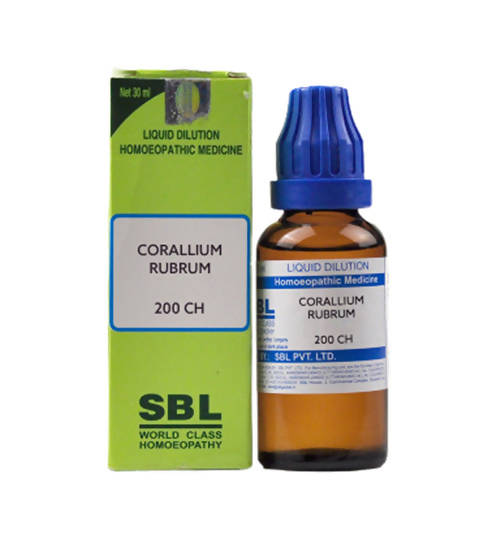 SBL Homeopathy Corallium Rubrum Dilution - Swadesiicart