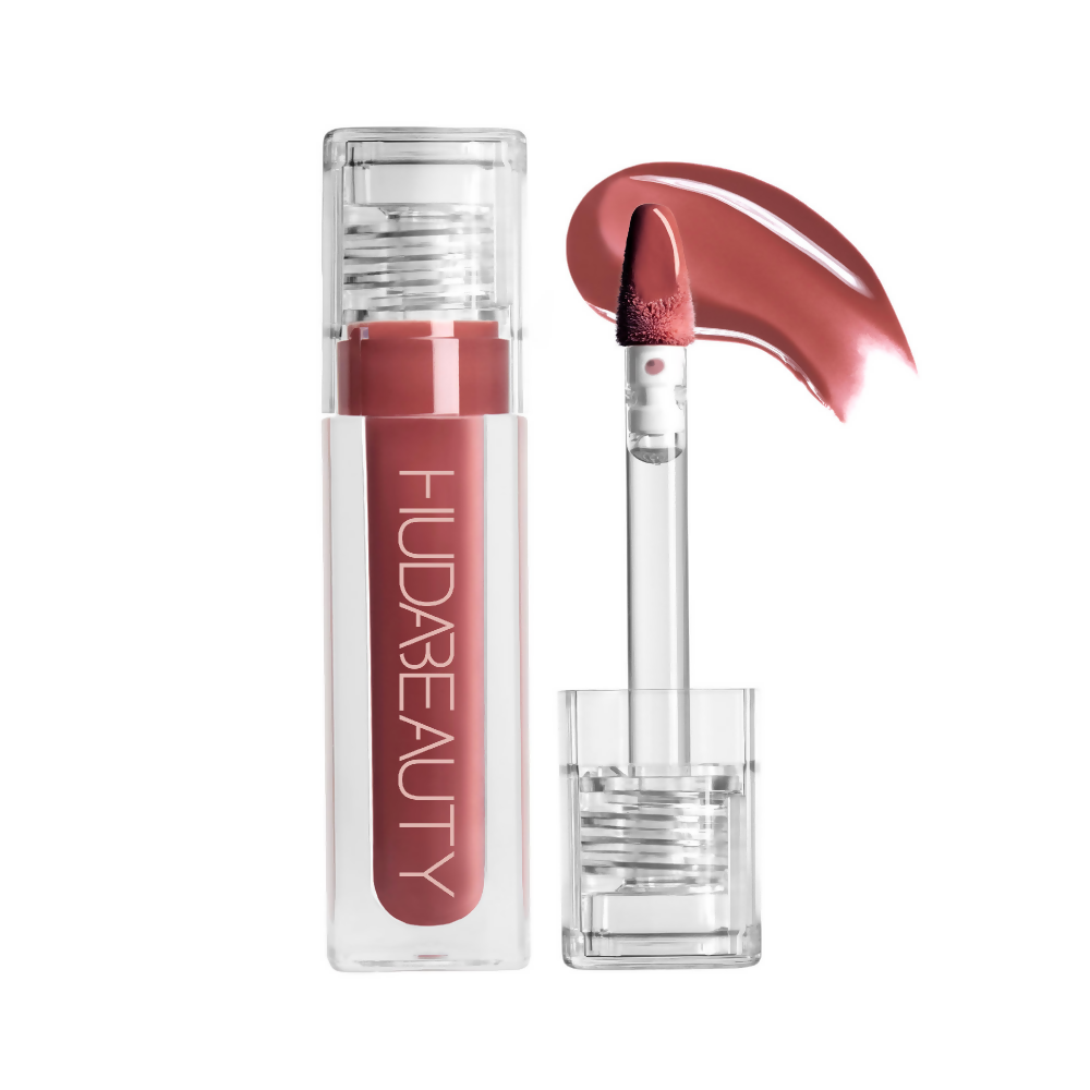 Huda Beauty Faux Filler Extra Shine Lip Gloss - Bombshell | Swadesiicart