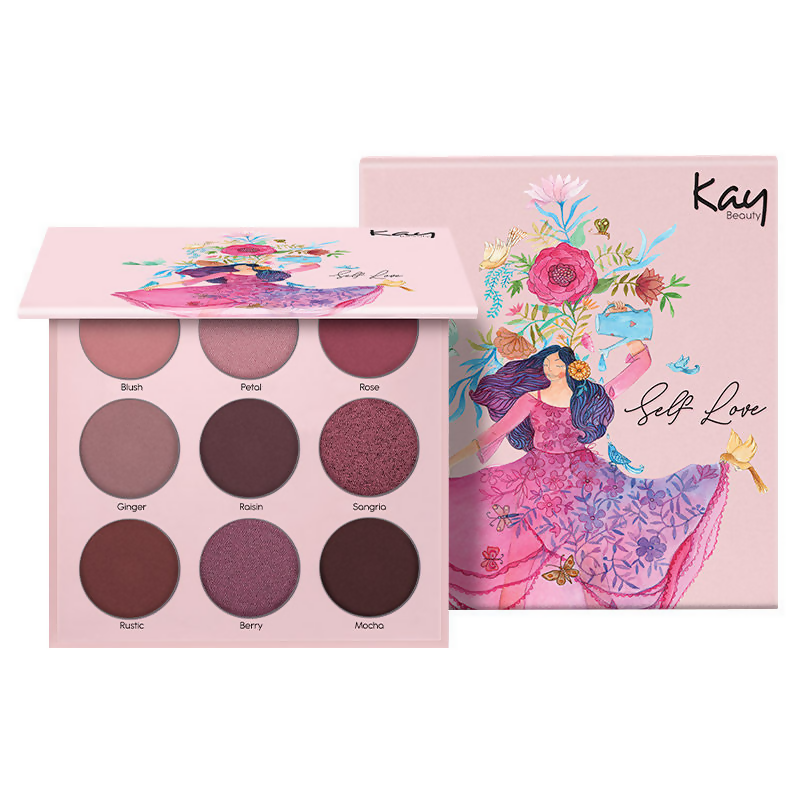 Kay Beauty By Katrina Kaif Eyeshadow Palette - Self Love | Swadesiicart