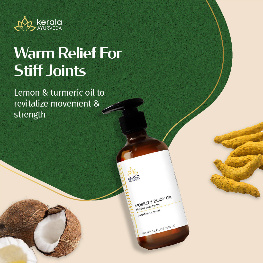 Mobility Body Oil - Jambeera Thailam 6.8 fl oz (200 ml)
