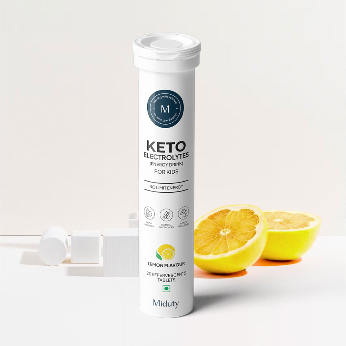 Miduty by Palak Notes Keto Electrolytes (Energy Drink) Tablets for Kids | Swadesiicart