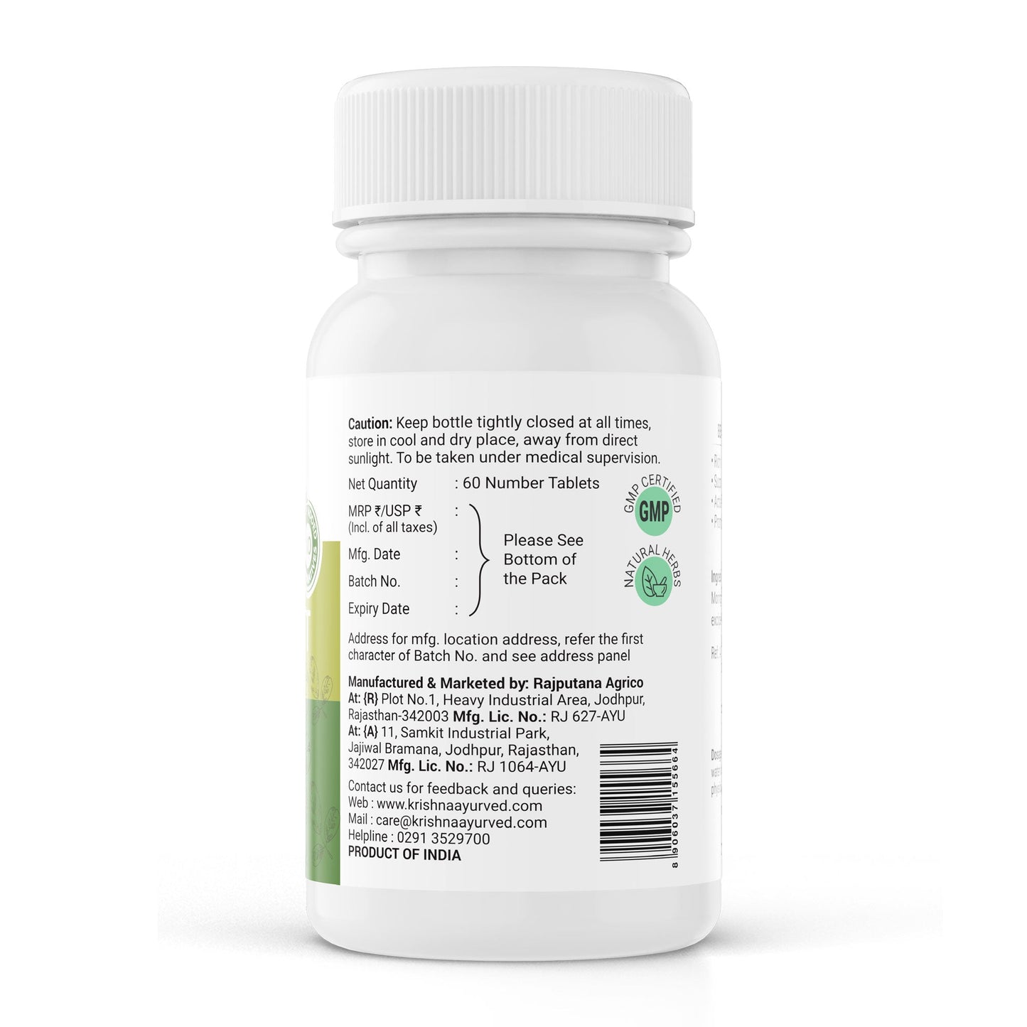 Krishna'S Herbal & Ayurveda Moringovit Tablets | Swadesiicart