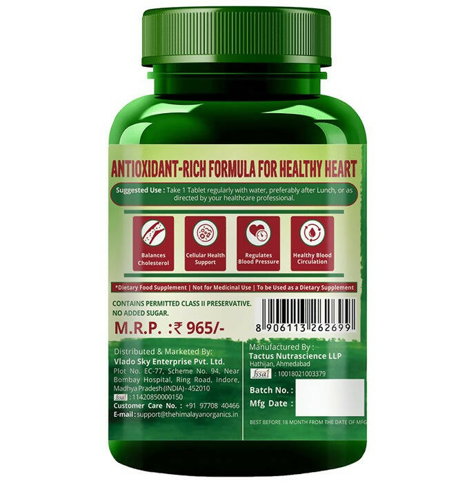 Himalayan Organics Heart Care CoQ10 Tablets | Swadesiicart