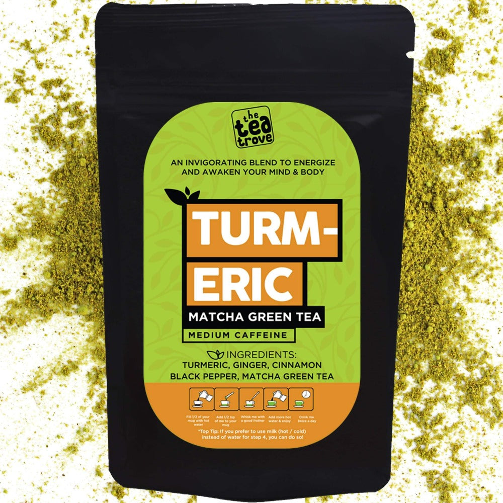 The Tea Trove - Turmeric Matcha Green Tea | Swadesiicart