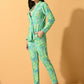 Myshka Women's Multi Printed Coat With Trousers - Swadesiicart
