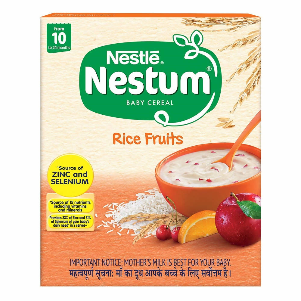 Nestle Nestum Baby Cereal-Rice Fruits (10 to 24 Months) - Swadesiicart