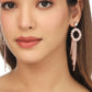 NVR Women Gold Toned Contemporary Drop Earrings | Swadesiicart