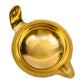 Spillbox Gold-Toned Brass Akdam Deewar Round Pooja Essential | Swadesiicart
