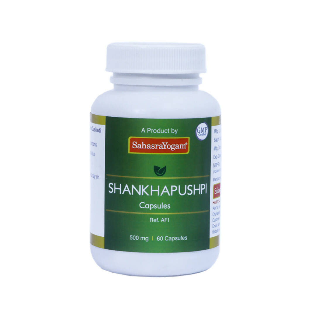 Sahasrayogam Sankhapushpi Capsules | Swadesiicart