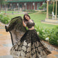 Lorenvalley Mahendi Rangoli Silk Heavy Sequins & Thread Embroidered work Lehenga Choli | Swadesiicart